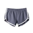 thumbnail image 1 of JIKNTTR Women's Shorts Hiking Athletic Shorts Active Casual Shorts Women Yoga Sports Summer Shorts Workout Solid Pants Stretchy Folded Hem Hot Short Jeans, 1 of 4