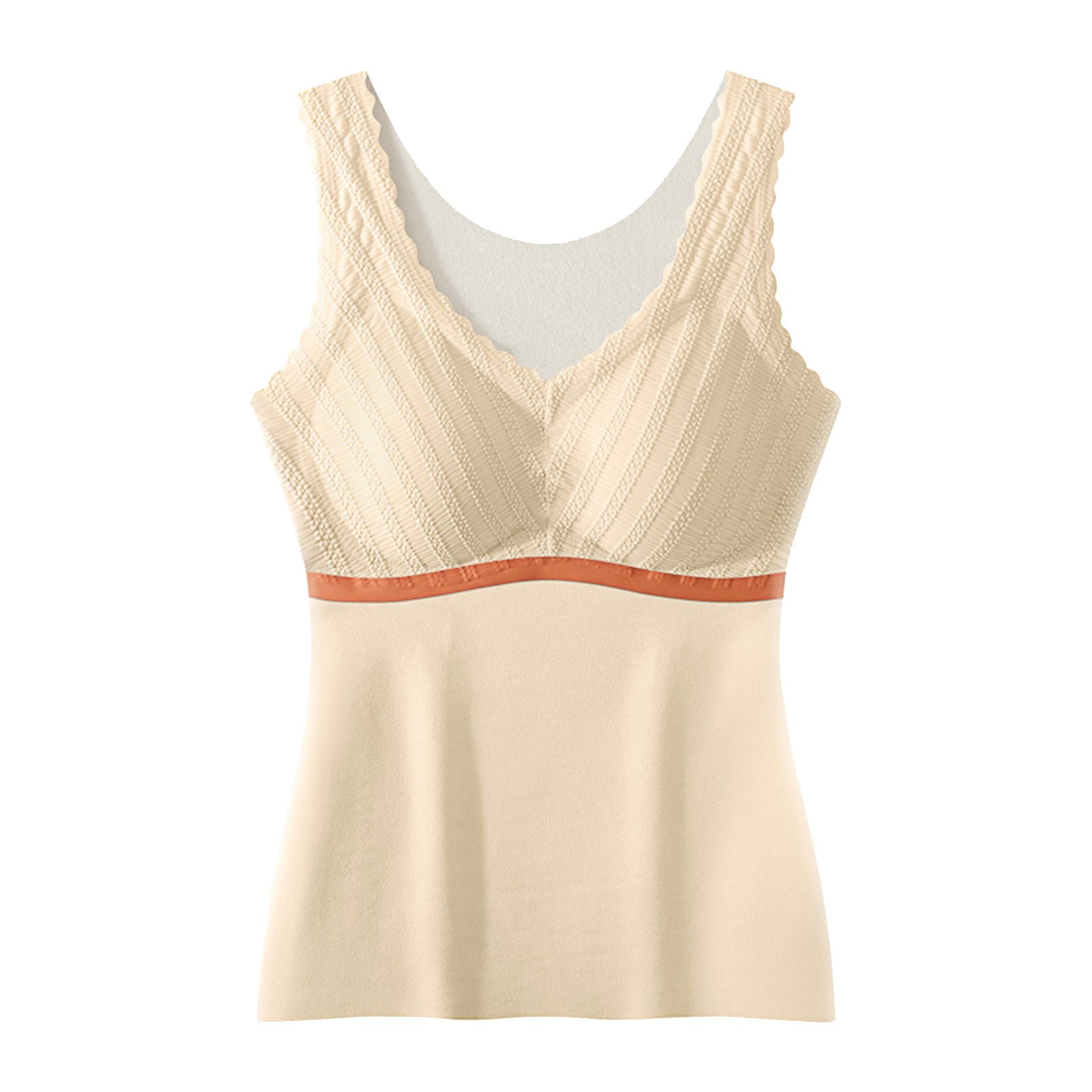 JIKNTTR Women's Thermal Shirts Thermal Underwear Tank Tops Lined Base ...