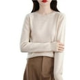 thumbnail image 1 of JIKNTTR Womens Fall Fashion Warm Long Sleeve Turtleneck Knit Shirt Casual Stretchy Slim Fitted Sweater Going Out Tops Soft Base Layer Tops, 1 of 8