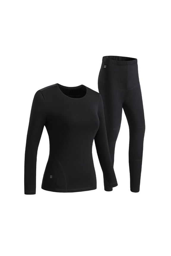 Womens Heated Thermal Underwear Set Usb Charge 11 Zone Intelligent Heated Cold Winter Thermal Underwear Heating Underwear Base Layer Set Top Bottoms