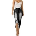 thumbnail image 1 of JIKNTTR Womens High Waist Polka Dot Pleated Skirt Fashion High Waist Ripped Destroyed Bodycon Street Style Denim Skirt Ruffle Hem Flowy A Line Short Skirt, 1 of 5