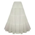 thumbnail image 1 of JIKNTTR Womens Tulle Skirt Women's Floor Length Wedding Petticoat Long Underskirt For Formal Evening Dresses Casual & Trendy Skirts, 1 of 4