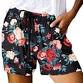 thumbnail image 1 of JIKNTTR Yoga Shorts For Women Comfy Drawstring Shorts Summer Elastic Waist Shorts With Pockets Womens Workout Gym Shorts, 1 of 6