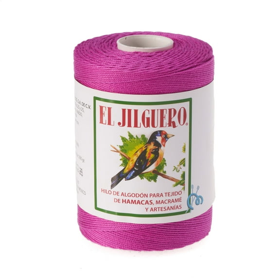 JILGUERO [200grs] by Omega - Macrame Cotton thread for Hammocks, Crochet and Crafts - Color 108-Violet