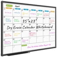 thumbnail image 1 of JILhome Dry Erase Calendar Whiteboard for Wall, 35" x 23" Magnetic Calendar White Board, Whiteboard Calendar with Tray for Planning, Drawing, to Do List, Black Aluminum Frame, 1 of 8