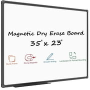 JILoffice Magnetic Dry Erase Board 35" x 23" Kids Erasable Marker Board Office Whiteboard Wipe Off Board