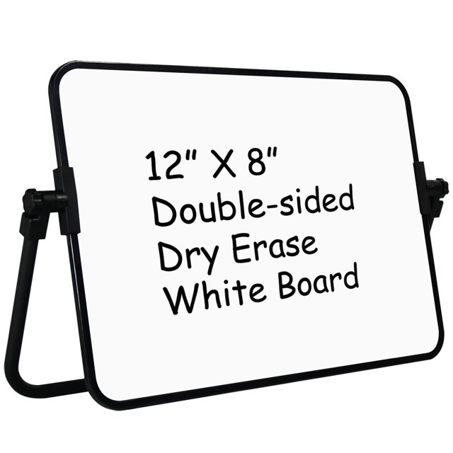 JILoffice Dry Erase Whiteboard, 12" x 8" Desktop Whiteboard