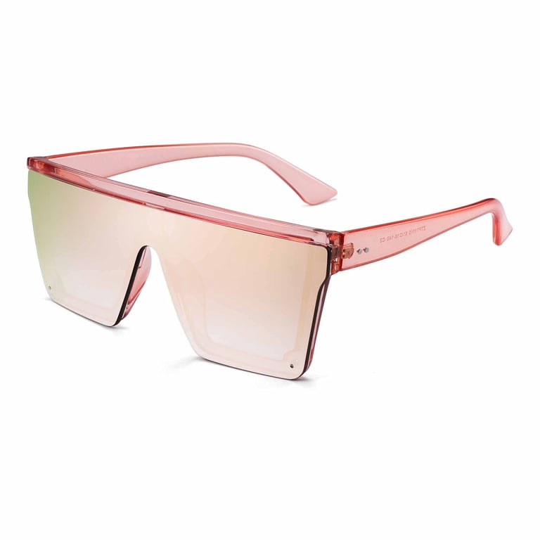 JIM HALO Shield Sunglasses, UV400 Protection, Frameless Flat  display picture 3