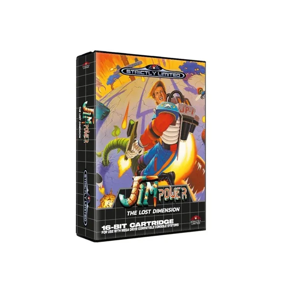 JIM POWER: THE LOST DIMENSION - SEGA MEGA DRIVE/GENESIS COMPATIBLE GAME [STRICTL
