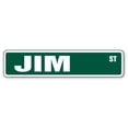 thumbnail image 1 of JIM Street Sign Childrens Name Room Sign | Indoor/Outdoor |  18" Wide, 1 of 5
