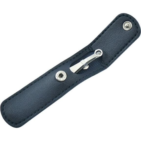 NICERIO 1Set Durable Stainless Steel Nose Hair Tweezers Blue for Safe Hair Removing