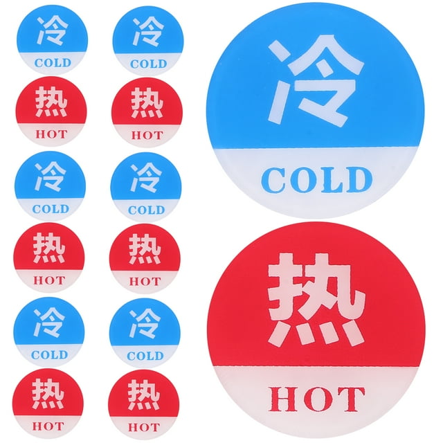 NICERIO Acrylic Assorted Color Water Sign Labels for Home Use 20Set 1 ...