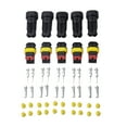 JIMING 15 Pairs Waterproof Electrical Wire Terminal Connectors Plugs