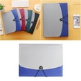 JIMING 1pc 13 Pockets Expanding File Folders Buckle A4 Accordion File
