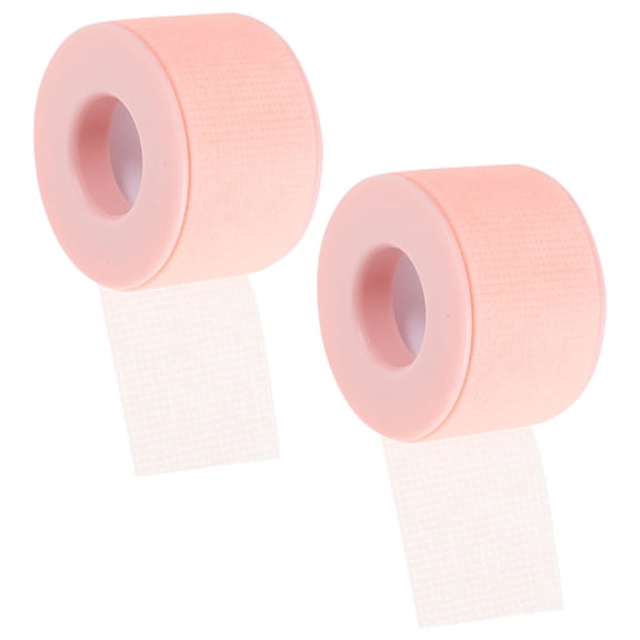 NICERIO 2 Rolls Eye Lash Tape Pink Easy to Tear for Makeup Artist Use by Women