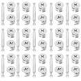 JIMING 20 Sets Furniture Cam Dowel Fittings Furniture Fasteners