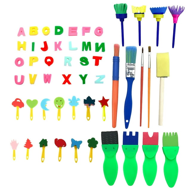 JIMING 47 Pieces Kids Painting Kits Early DIY Learning Include Painting