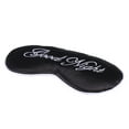 JIMING Silk Sleep Eye Mask Embroidery Eyeshade Large Blindfold Night