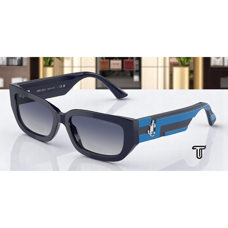 JIMMY CHOO JC5017 50164L Blue Blue Gradient 55 mm Women display picture 2