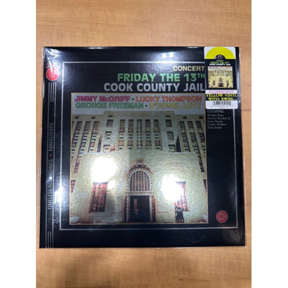 JIMMY McGRIFF, LUCKY THOMPSON, GEORGE FREEMAN - Friday The 13th Cook County Jail (Yellow Vinyl 160g)- vinyl records