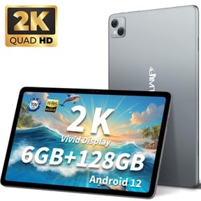 JIMTAB 10.4 inch 2K Tablet, 6GB RAM 128GB ROM Powerful Octa Core CPU, 2000 * 1200 2K Screen Android 12 Tablet PC, 5+13MP Dual Camera, BT5.0, Dual Speakers Computer Tablet Google Certificated