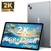 JIMTAB 10.4 inch 2K Tablet, 6GB RAM 128GB ROM Powerful Octa Core CPU, 2000 * 1200 2K Screen Android 12 Tablet PC, 5+13MP Dual Camera, BT5.0, Dual Speakers Computer Tablet Google Certificated