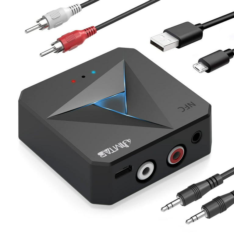 JIMTAB Bluetooth Transmitter Receiver Adapter 5.1 Portable HiFi