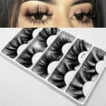 thumbnail image 1 of JINCBY Clearance,5Pairs Natural Long Thick Black False Eyelashes Charming Eye Lashes Makeup Gift for Women, 1 of 2