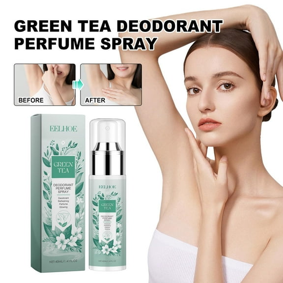 JINCBY Clearance,Armpit Deodorization Spray Clean And Refreshing Full Of Green Tea Aroma Deep Skin Nourishing Mild And Non Irritating 40ml Gift for Women