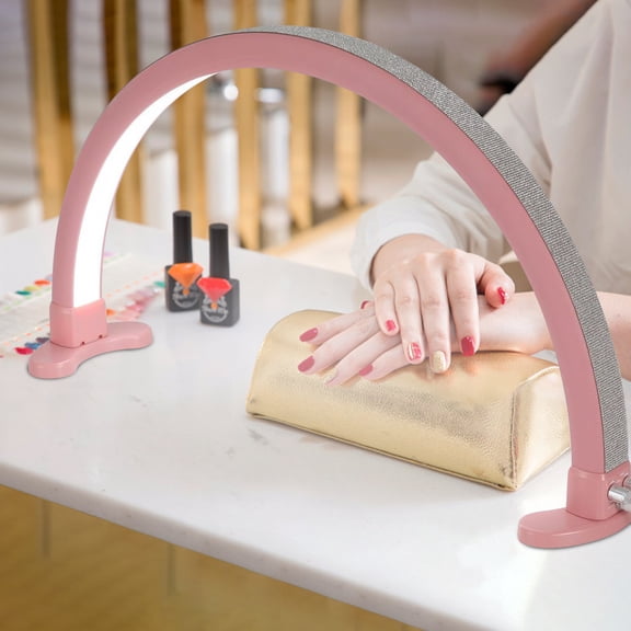 JINCBY Clearance,Beauty Light, Half Round Nail Desk Lamp, Semicircle Light For Professionals 40W High Brightness Eye Lashes Extensions Or An Esthetician Gift for Women