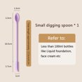 thumbnail image 1 of JINCBY Clearance,Cosmetic Scoop Water Emulsion Face Cream Spatula Mini Bottle Tool Small Spoon,Skin Care,Gift for Women, 1 of 6