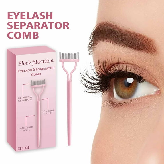 JINCBY Clearance,Eyelash Separation Comb, Mini Eyebrow Comb Set, Eyelash Extension Beauty Comb Transplant Beauty Tool 1pcs Gift for Women