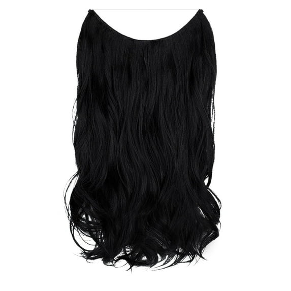 JINCBY Clearance,Fashionable Wig Women's Long Curly Hair Is Big, Natural One-piece Hairpiece With Fishline Hairpiece Extension Gift for Women