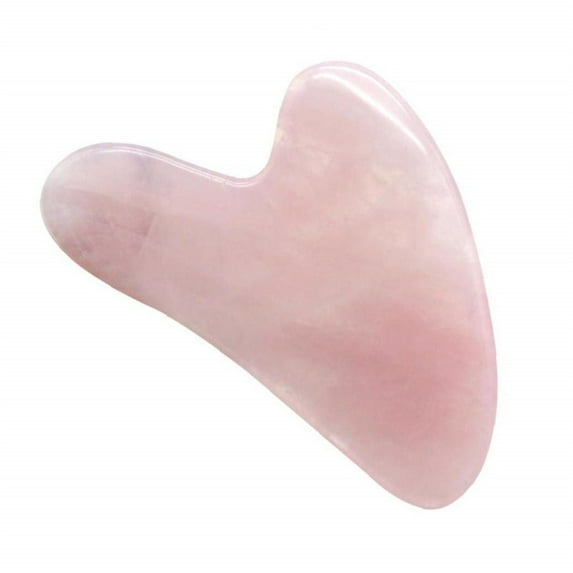 JINCBY Clearance,Natural Rose Quartz Stone Facial Face Neck Body Gua Sha Board Massager Gift for Women