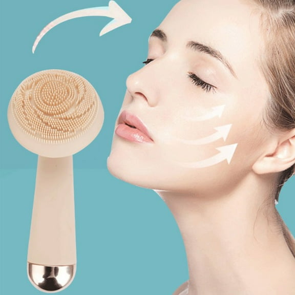 JINCBY Clearance,Silicone Facial Cleanser Electric Facial Cleanser Introduction Device Pore Cleaner With Four Modes Gift for Women
