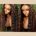 thumbnail image 1 of JINCBY Clearance,Wig,13x6 Hd Deep Wave Lace Frontal Wig 22-32 Inch 360 Curly Human Hair Wigs Water Wave Lace Closure Wig 360 Wig Gift for Women, 1 of 7