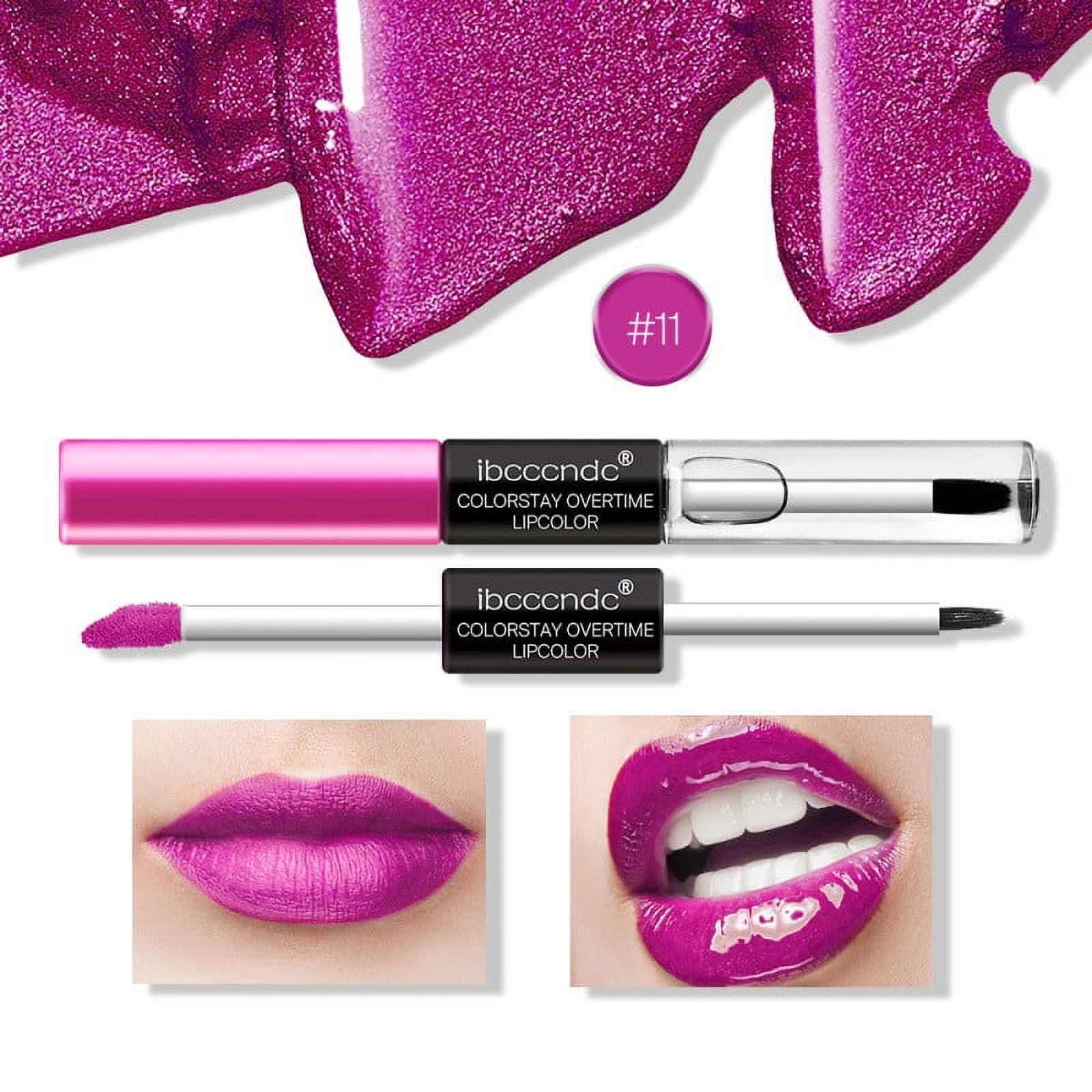 INTEROOKIE Lipliner Set, 6 Wasserfeste Matte Lippenstifte – Rotierend, Für Präzise Konturen Und Langanhaltende Farbe