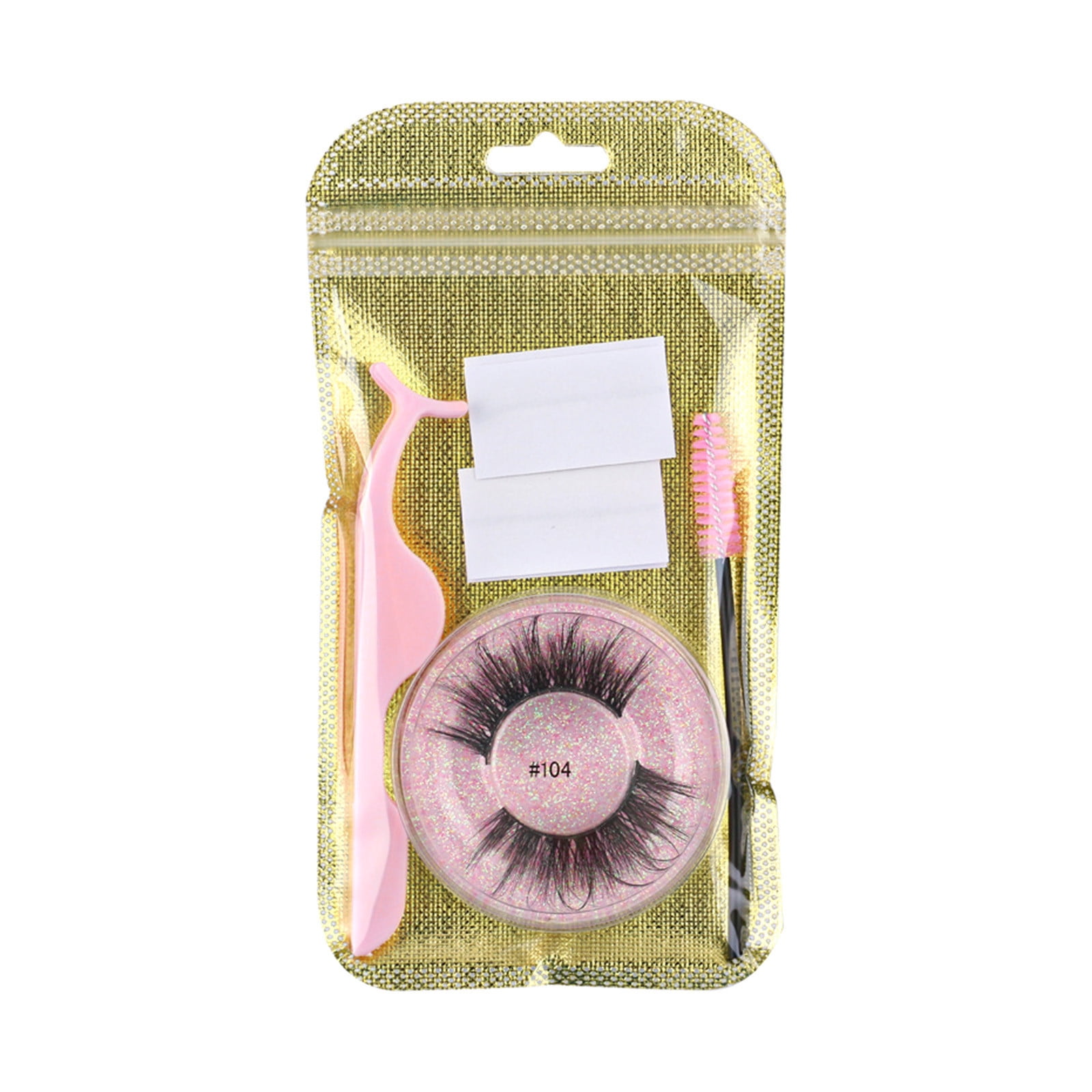 JINCBY Clearance,Selfadhesive False Eyelashes Without Glue Self