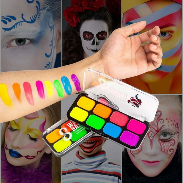 JINCBY Skin Care,8 Colors Body Painting Pigment Face Water Soluble Oil