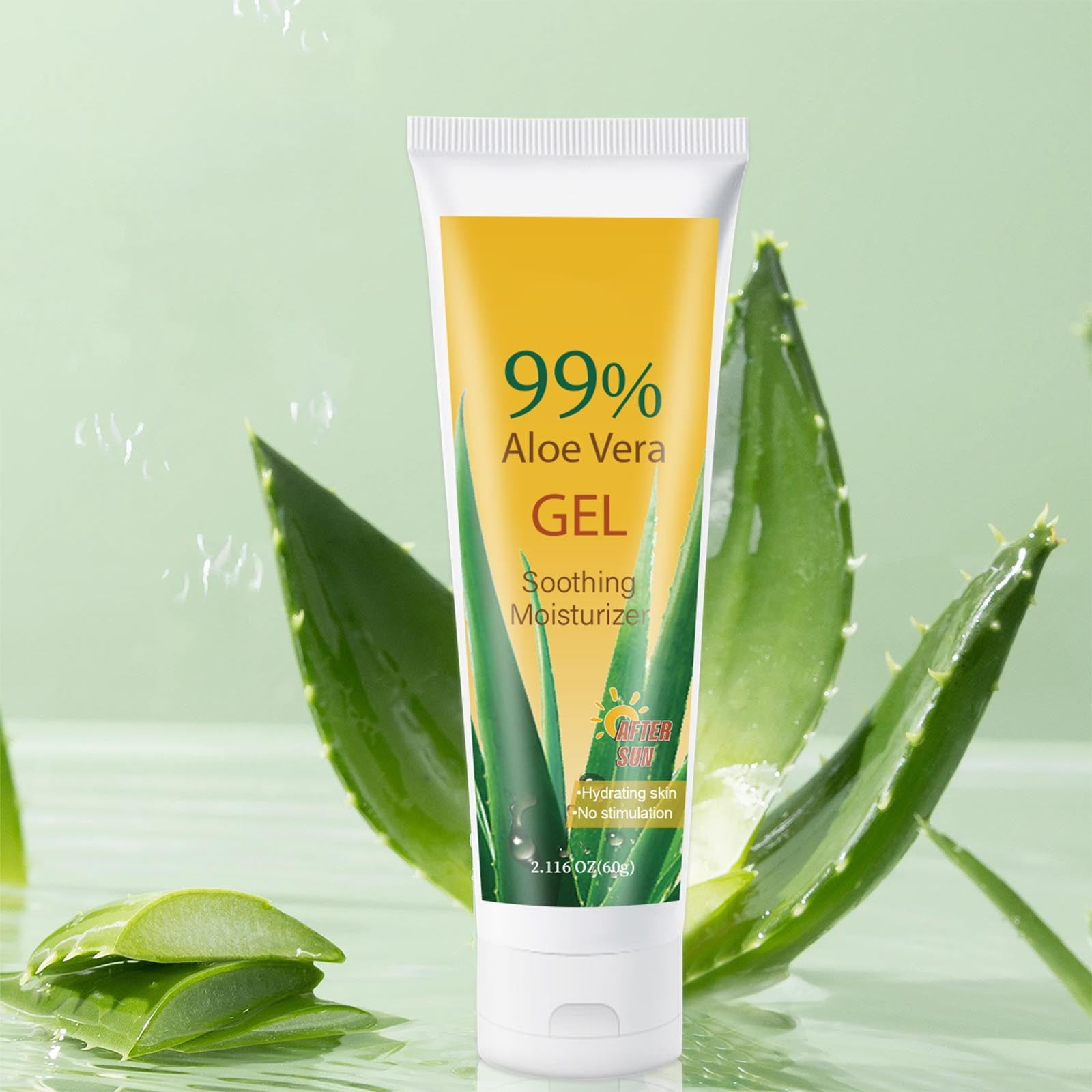 JINCBY Skin Care,Aloe Gel Hydrating Moisturizing Gel After Sun Aloe Gel Hydrating Moisturizing Gel After Sun Aloe Gel Hydrating Moisturizing Gel After Sun Of 60ml,Git for women