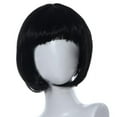 thumbnail image 1 of JINCBY Skin Care,Masquerade Small Roll Short Straight Hair Wig,Gift for Women, 1 of 5