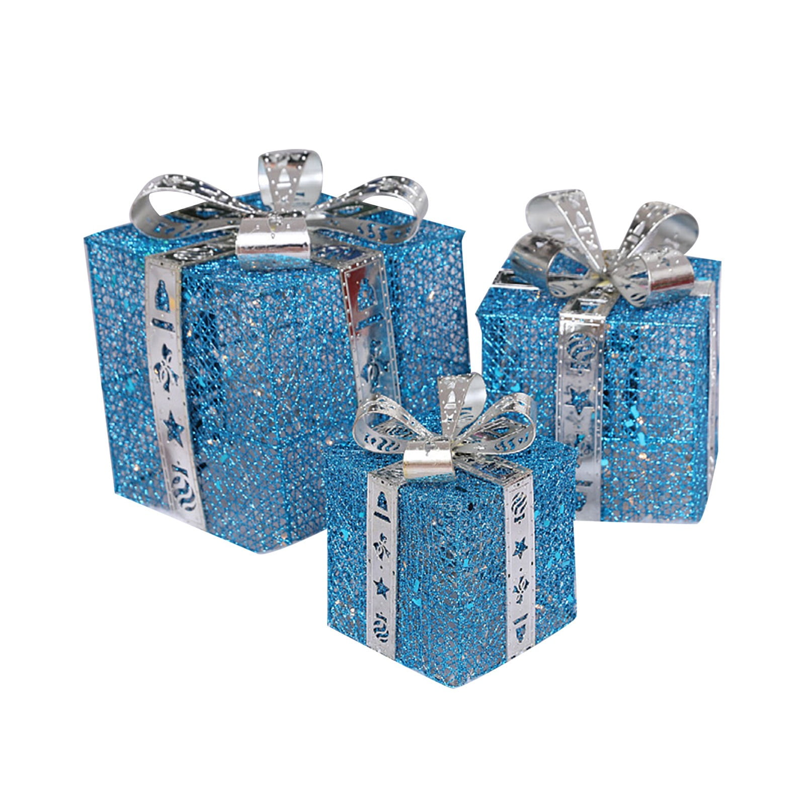 ROSEGLD 6 Extra Large Gift Boxes with Lids 17x11x2.5 Inches, Gift