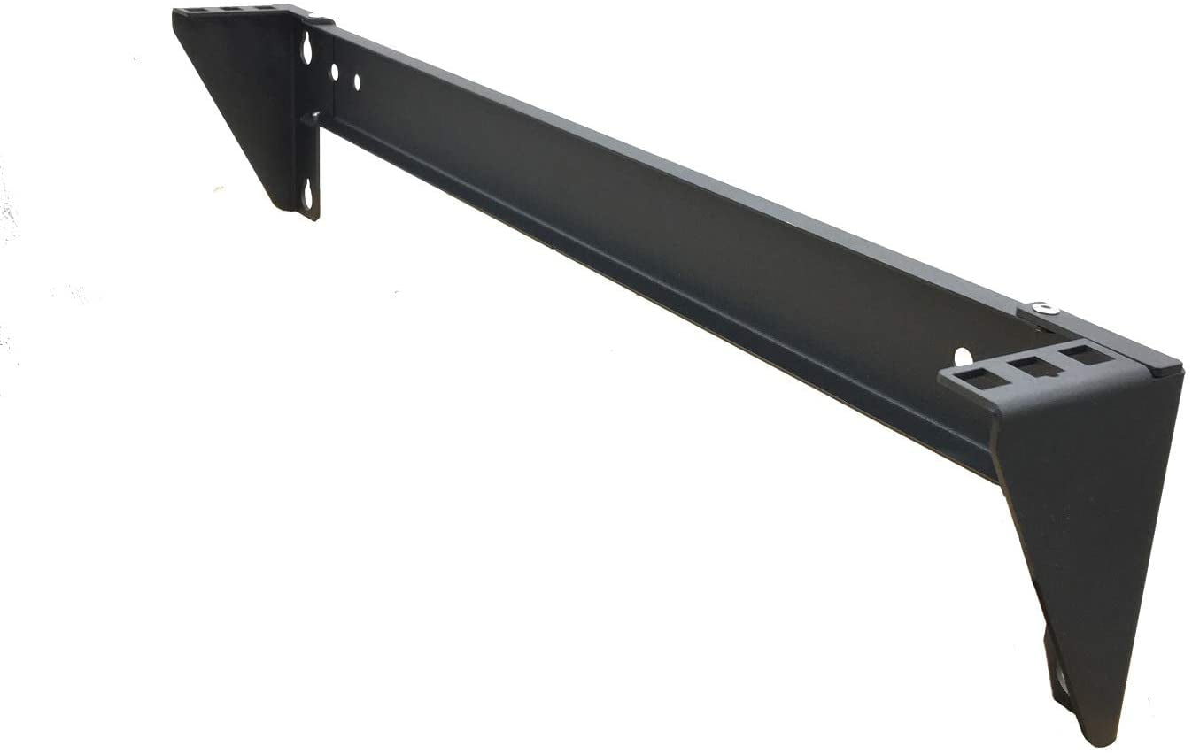JINGCHENGMEI 1U Folding 19inch Vertical Wall Mount Patch Panel Bracket