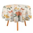 JINGDS Butterfly Blossoms213 Round Table Cloth, Tablecloth, Table