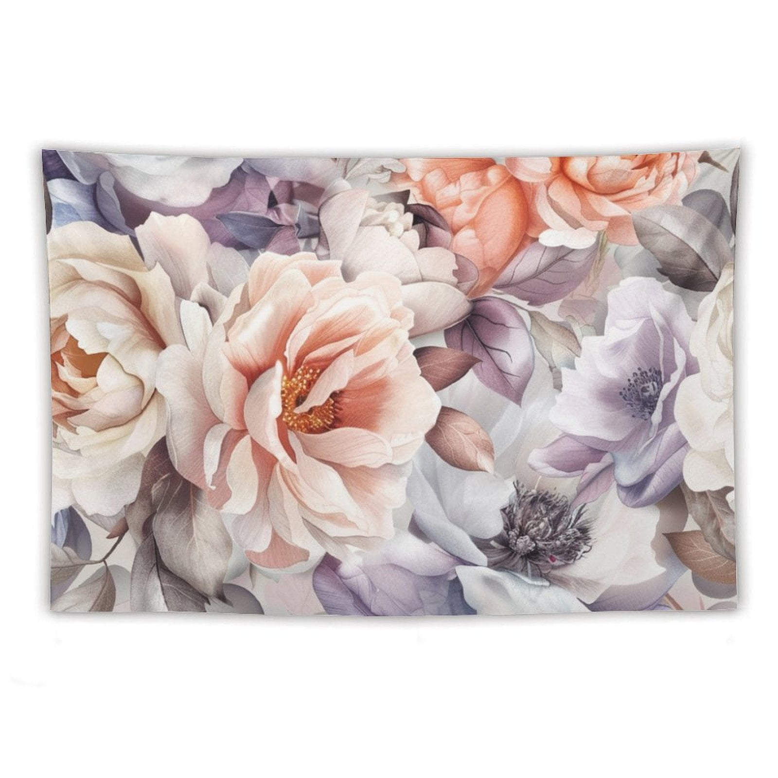 JINGDS Elegant Flowers 165 Tapestry, Funny Tapestry Wall Hanging, Large