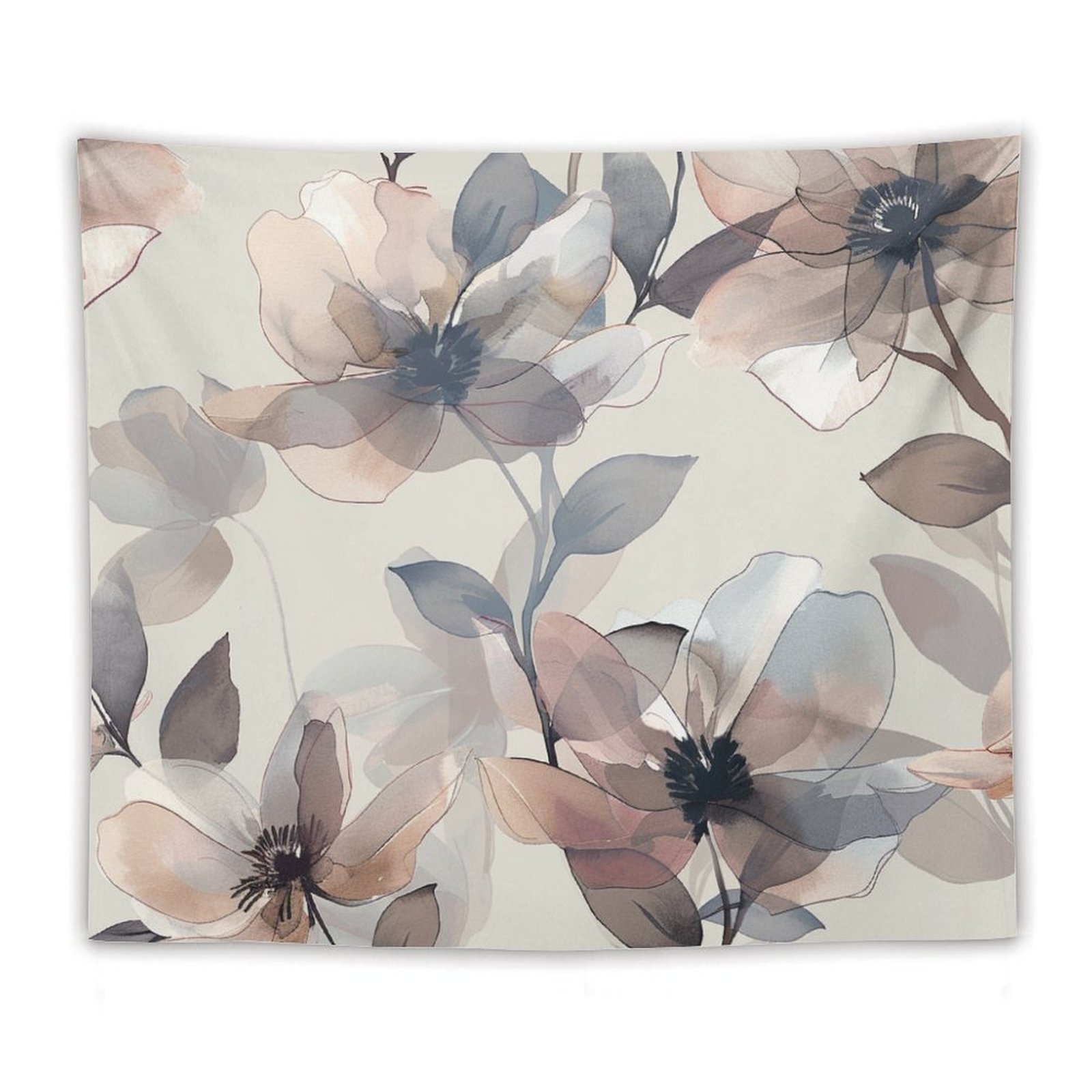 JINGDS Elegant Flowers 178 Tapestry, Funny Tapestry Wall Hanging, Large