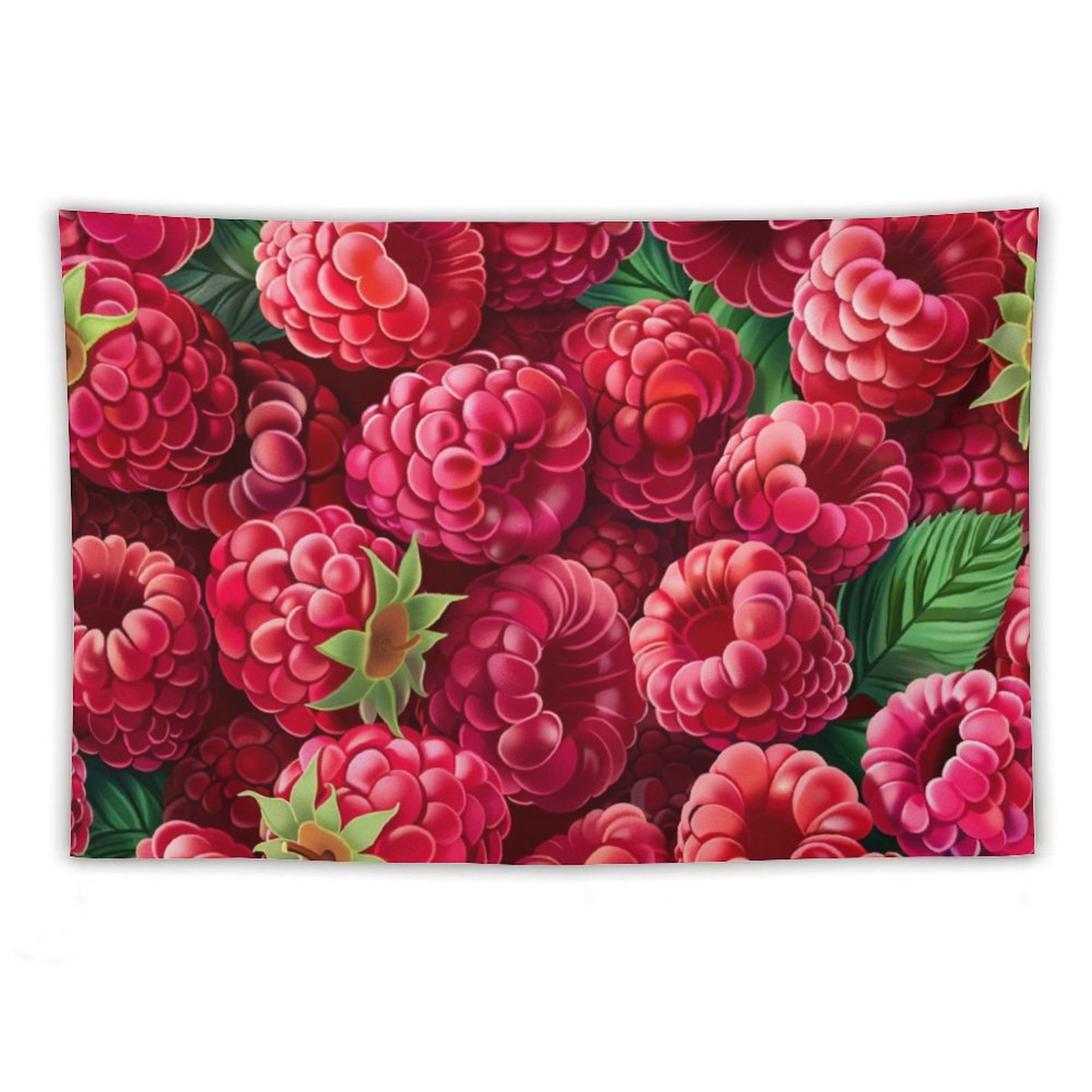 JINGDS Fresh Raspberries749 Tapestry, Funny Tapestry Wall Hanging
