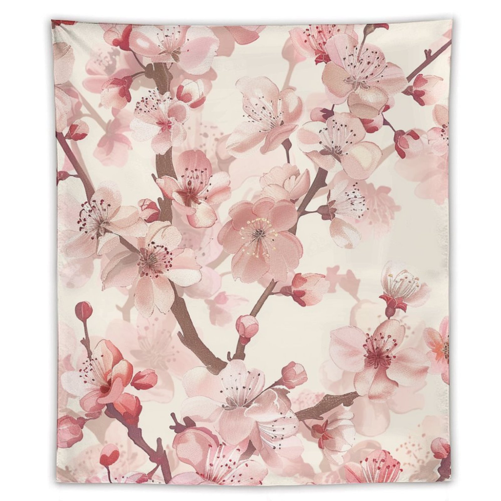 JINGDS Japanese Flowers 276 Tapestry, Funny Tapestry Wall Hanging