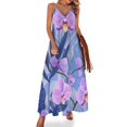 JINGDS Orchid Flower Patterns380 Womens Summer Dresses, Maxi Dresses