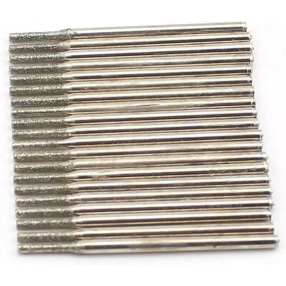 JINGLING 1.5mm Diamond Hole Saw Cylindrical Head Grinding Drill Solid Bits Lapidary Tools for Stone